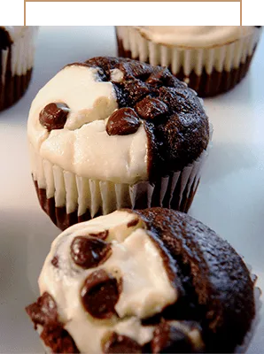Black bottom cupcakes